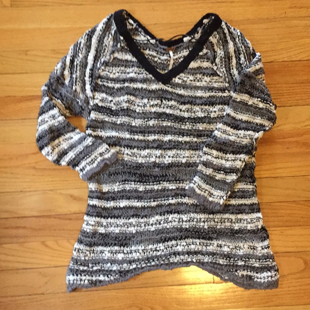 Free People V neck sweater